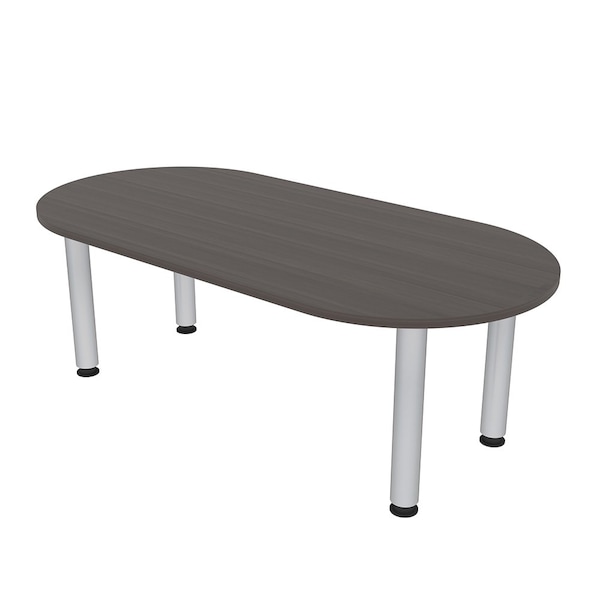 33.5 in W, 59.5 in L, 29 in H, Engineered Wood Top, Brown